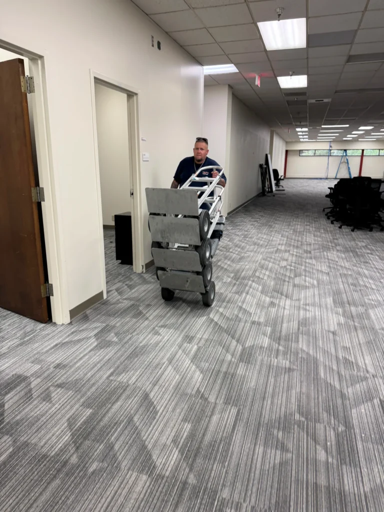 Tropic crew coordinating a commercial office move
